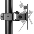 DIGITUS Monitor Vertical Mount 43.18-81.28cm 17-32Zoll 8kg max each clamp or grommet mount