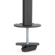 DIGITUS Monitor Vertical Mount 43.18-81.28cm 17-32Zoll 8kg max each clamp or grommet mount