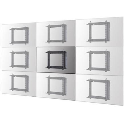 Neomounts WL95-800BL1 Push-to-Pop-Out Videowall-Wandhalterung für 42-70
