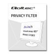 Qoltec Privacy filter 24 16:10 black
