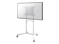 NEOMOUNTS TV/Monitor public Mobile Floorstand 37-70inch max 70kg Height 137cm Tilt Rotate VESA up to 600x400 white