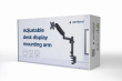 Gembird MA-DA1P-01 Adjustable desk display mounting arm, 17”-32”, up to 9 kg