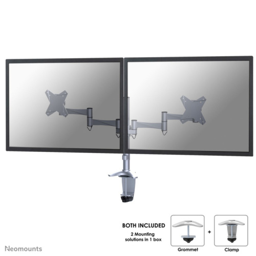 Neomounts FPMA-D1330DSILVER Monitor arm 10-27