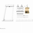 Neomounts Motorisierte Wandhalterung für Flachbild-Fernseher bis 100'' (254 cm) 110Kg WL55-875WH1 White