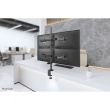 Neomounts FPMA-D550D4BLACK bewegliche Tischhalterung für 4 Bildschirme 13