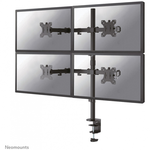 Neomounts FPMA-D550D4BLACK bewegliche Tischhalterung für 4 Bildschirme 13