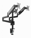 Gembird MA-DA3-01 Desk mounted adjustable mounting arm for 3 monitors (full-motion), 17”-27”, up to 7 kg