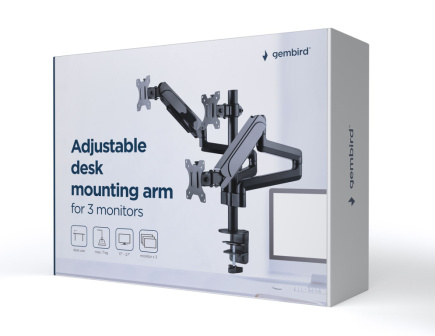 Gembird MA-DA3-01 monitor mount / stand 68.6 cm (27