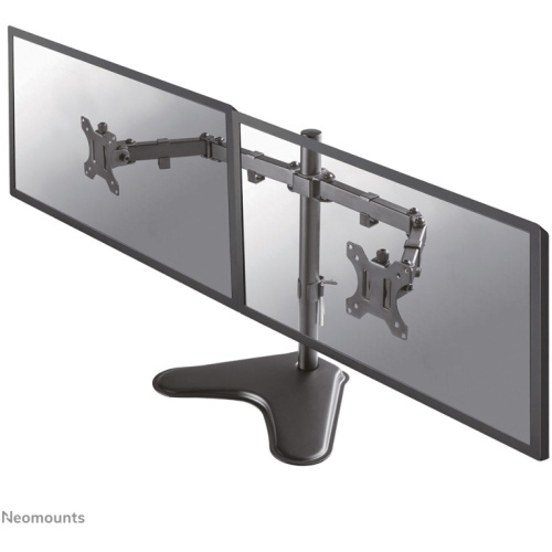 Neomounts FPMA-D550DDBLACK Tischhalterung für zwei Flachbildschirme bis 32