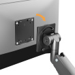 Maclean MC-968 Double Arm Monitor Mount with Gas Spring 17-57
