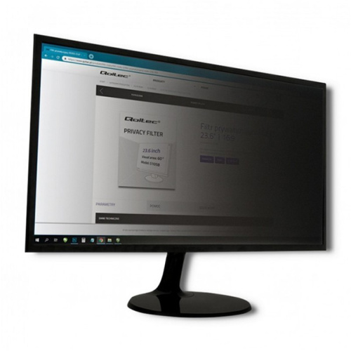 Qoltec Privacy filter 24 16:10 Must