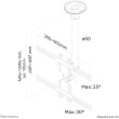 Deckenhalterung für Flachbildschirme/Fernseher bis 60