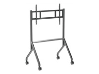 TECHLY Multifunction Mobile Floor Stand for 55inch-86inch LCD/LED/Plasma TVs Black