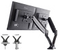 iiyama Sleek and stylish dual gas spring arm