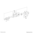 Neomounts FPMA-CB100BLACK Dual crossbar monitor arm adapter 10-27