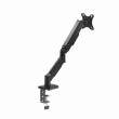 Gembird MA-DA1U-01 Adjustable desk display mounting arm with USB ports, 17”-32”, Black