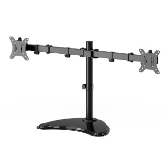 Gembird MS-D2ST-02 Monitor desk stand (rotate, tilt, swivel), 13”-32”, black