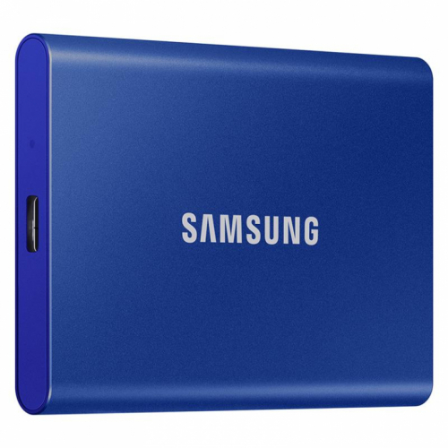 Samsung T7, 1 TB, USB 3.2, sinine - Väline SSD / MU-PC1T0H/WW