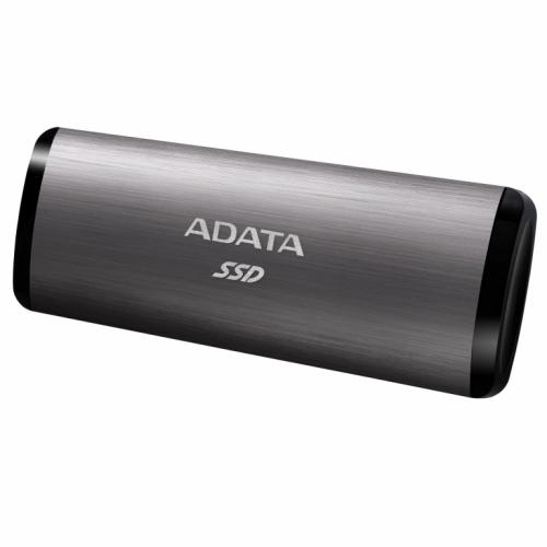 ADATA SE760 - SSD - 1 TB - external (portable) - USB 3.2 Gen 2 (USB-C connector) - titan grey 
