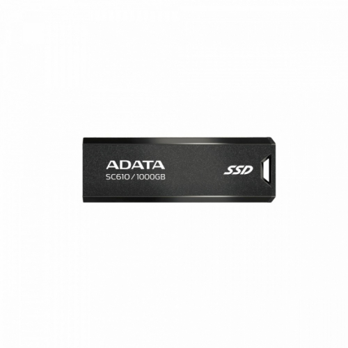 Adata SSD External SC610 1000 GB USB3.2A Gen2 Black