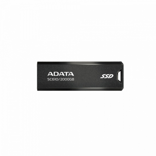 Adata SSD External SC610 2000 GB USB3.2A Gen2 Black