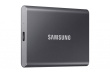 Samsung T7 MU-PC1T0T - SSD - encrypted - 1 TB - external (portable) - USB 3.2 Gen 2 (USB-C connector) - 256-bit AES - up to 1,050/1,000 MB/s - Grey - 3YW