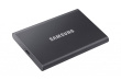Samsung T7 MU-PC1T0T - SSD - encrypted - 1 TB - external (portable) - USB 3.2 Gen 2 (USB-C connector) - 256-bit AES - up to 1,050/1,000 MB/s - Grey - 3YW
