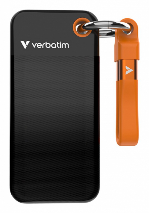 Verbatim Pocket SSD 1TB USB-C 3.2 Gen 2 Black/Orange