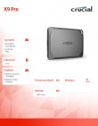 Crucial SSD drive X9 Pro 4TB USB-C 3.2 Gen2
