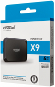 Crucial SSD drive X9 4TB USB-C 3.2 Gen2