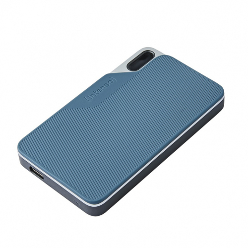 Intenso Lesen/Schreiben bis zu 500 MB/s/500GB USB Type-C 3.2 Gen 1 (3.1 Gen 1) Blue, Grey