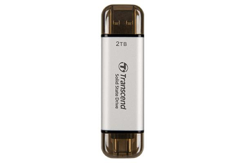 External SSD|TRANSCEND|ESD310|2TB|USB-C|USB|3D NAND|Write speed 950 MBytes/sec|Read speed 1050 MBytes/sec|TS2TESD310S
