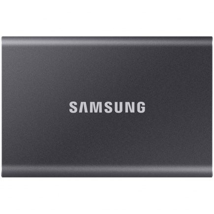 Samsung SSD T7 External 1TB, USB 3.2, 1050/1000 MB/s, included USB Type C-to-C and Type C-to-A cables, 3 yrs, iron gray