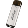 TRANSCEND ESD300S 2TB External SSD USB 10Gbps Type C Silver 293624