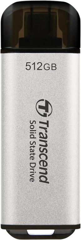 External SSD|TRANSCEND|ESD300|512GB|USB-C|Write speed 950 MBytes/sec|Read speed 1500 MBytes/sec|TS512GESD300S
