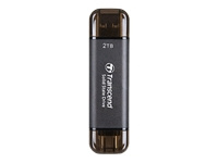TRANSCEND 2TB External SSD ESD310C USB 10Gbps Type C/A