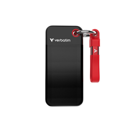 Verbatim Pocket SSD USB 3.2 Gen 2 2TB Must/Red