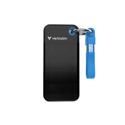 Verbatim Pocket SSD USB 3.2 Gen 2 2TB Черный/Blue Verbatim Pocket SSD USB 3.2 Gen 2 2TB Черный/Blue