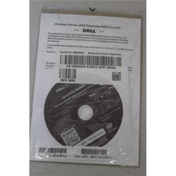 Taastatud. Dell Windows Server 2022 Essentials 10 cores ROK, SEAL STICKER DAMAGED | Dell | Windows Server 2022 | Windows Server 2022 Essentials 10 cores ROK | UNPACKED | 10 cores ROK