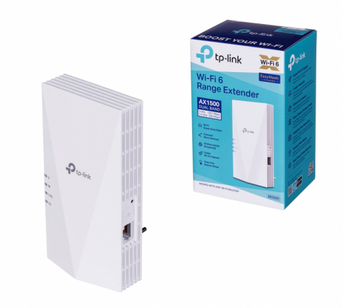 TP-Link RE500X network extender Network transmitter & receiver White 1000 Mbit/s