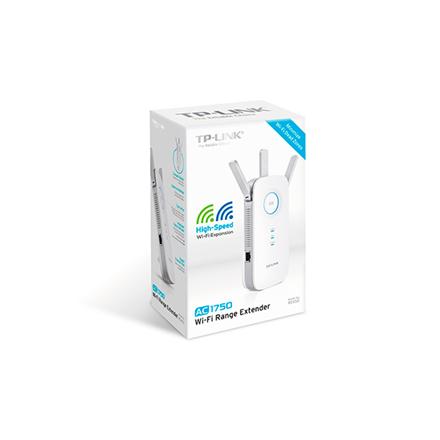 TP-LINK | Extender | RE450 | 802.11ac | 2.4GHz/5GHz | 450+1300 Mbit/s | 10/100/1000 Mbit/s | Ethernet LAN (RJ-45) ports 1 | MU-MiMO No | no PoE | Antenna type 3xExternal