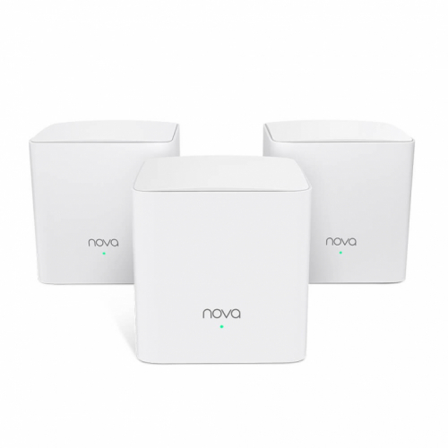 Tenda NOVA MW5G(3-PACK) mesh wi-fi system Dual-band (2.4 GHz / 5 GHz) Wi-Fi 5 (802.11ac) White 2 Internal