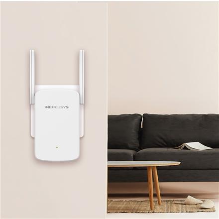 Mercusys | AC1200 Wi-Fi Range Extender | ME30 | 802.11ac | 2GHz/5GHz | 867+300 Mbit/s | 10/100 Mbit/s | Ethernet LAN (RJ-45) ports 1 | MU-MiMO No | no PoE | Antenna type 2xExternal