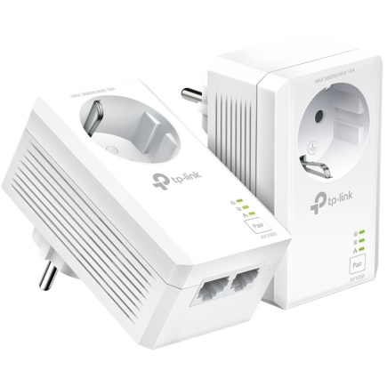 TL-PA7027P KIT AV1000 2-Port Gigabit Passthrough Powerline Starter Kit