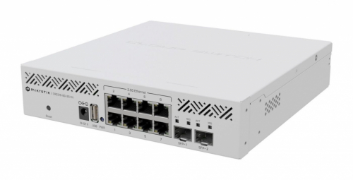 MikroTik | Cloud Router Switch | CRS310-8G+2S+IN | Rackmountable | 1 Gbps (RJ-45) ports quantity 8 | SFP+ ports quantity 2