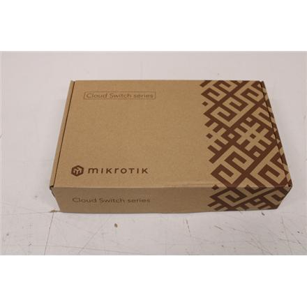 Восстановленный. MikroTik Cloud Router Switch 310-1G-5S-4S+IN with RouterOS L5 license | Cloud Router Switch | CRS310-1G-5S-4S+IN | No Wi-Fi | 10/100/1000 Mbit/s | Ethernet LAN (RJ-45) ports 1 | Mesh Support No | MU-MiMO No | No mobile broadband | DAMAGED