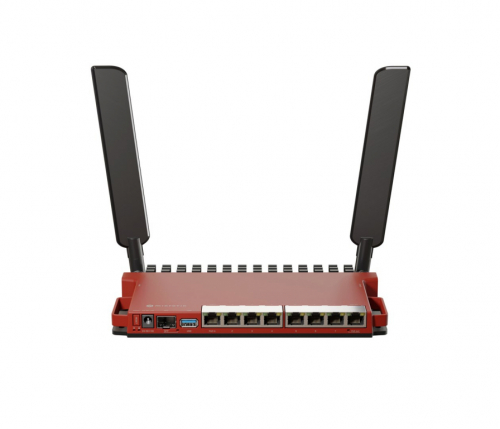 Mikrotik L009UiGS-2HaxD-IN wireless router Gigabit Ethernet Single-band (2.4 GHz) Red