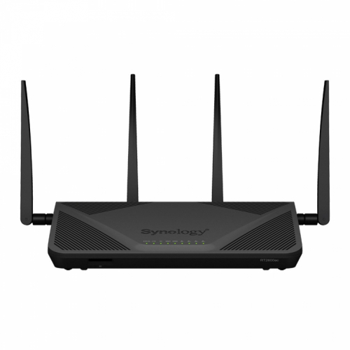 Synology RT2600AC wireless router Gigabit Ethernet Dual-band (2.4 GHz / 5 GHz) Black