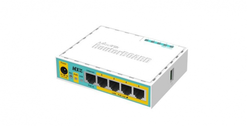 Mikrotik hEX PoE lite wired router Fast Ethernet White