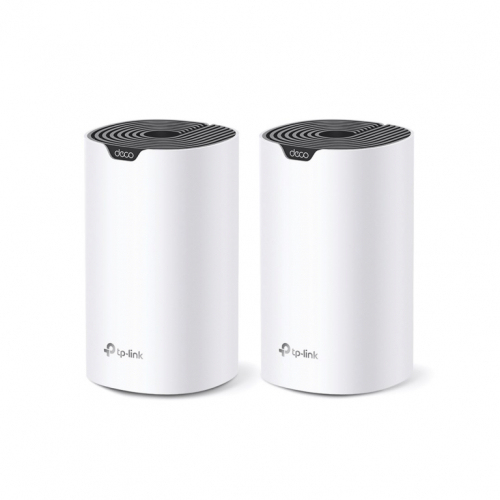 TP-LINK | AC1900 Whole Home Mesh Wi-Fi System | Deco S7 (2-pack) | 802.11ac | 10/100/1000 Mbit/s | Ethernet LAN (RJ-45) ports 1 | Mesh Support Yes | MU-MiMO Yes | No mobile broadband | Antenna type Internal